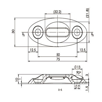 cosmetic stainless steel covers C20106-SR-C01