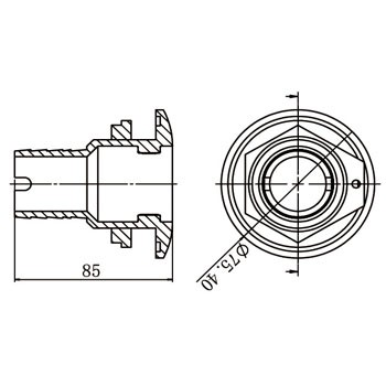 pipe connector 72006