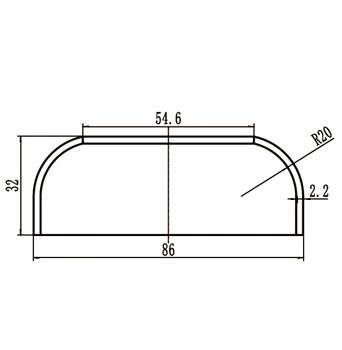 cosmetic stainless steel covers 1113600B