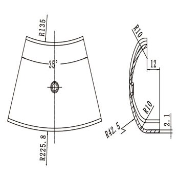 cosmetic stainless steel covers C50177-990686