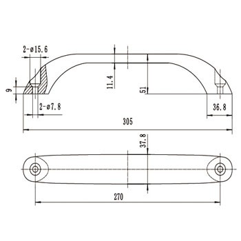 door handle 4110601-C01