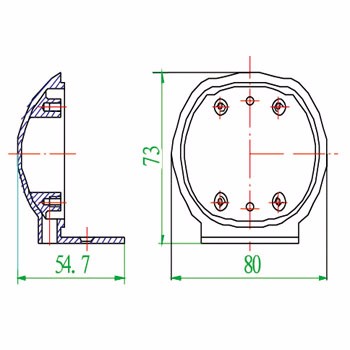 cruise lamp cover1143100-C01