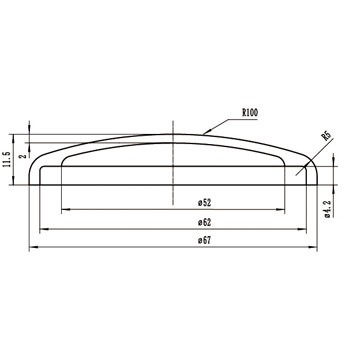 cosmetic stainless steel covers 1113600D