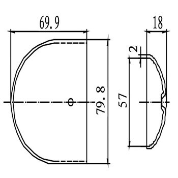 cosmetic stainless steel covers C51010-975547