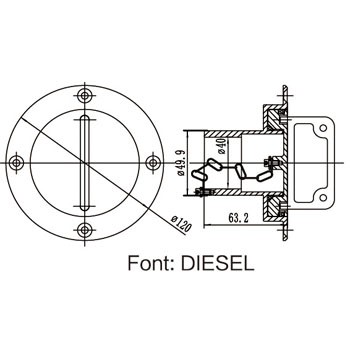 fuel tank cap 2049003