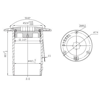 fuel tank cap C52187-129433
