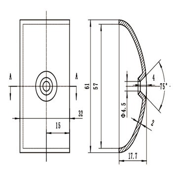 cosmetic stainless steel covers C51010-900741
