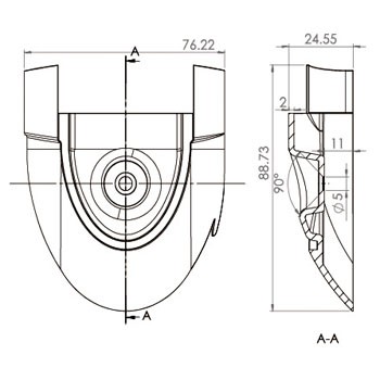 cosmetic stainless steel covers C20106-END50SX