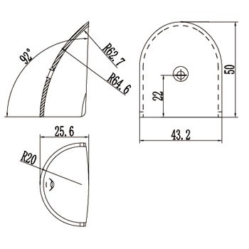 cosmetic stainless steel covers 4448401