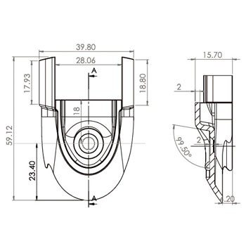 cosmetic stainless steel covers C20106-END25DX