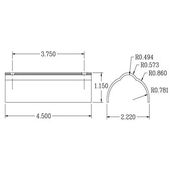 cosmetic stainless steel covers FEC-112984