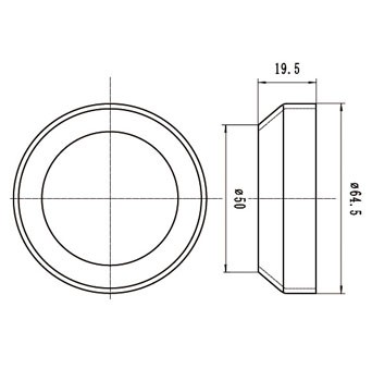 cosmetic stainless steel covers 1113300B