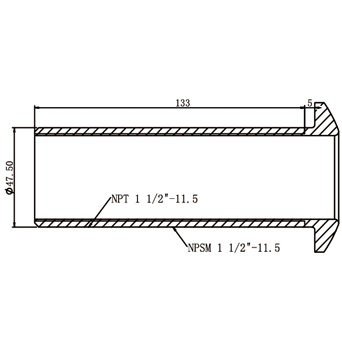 pipe connector 73005