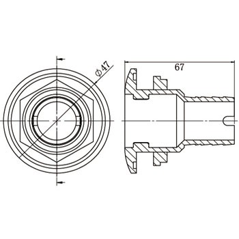 pipe connector 72002-OS