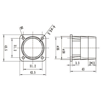 cosmetic stainless steel covers 1771538-C01