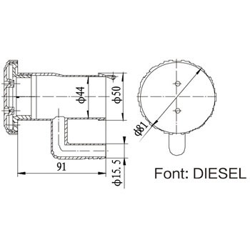 fuel tank cap 2056505-C01