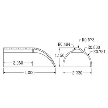 cosmetic stainless steel covers FEC-112985