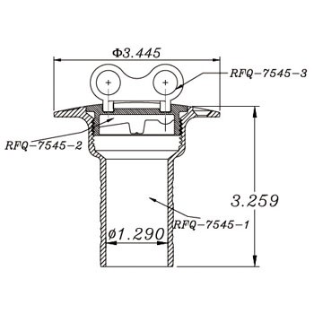 waste cover FDF-0112WST-3.445
