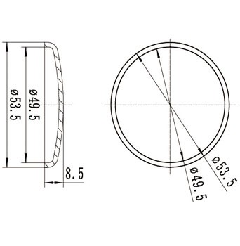 cosmetic stainless steel covers 1113300D