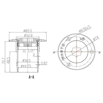 fuel tank cap C52187-129436