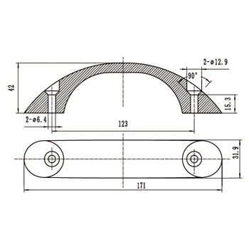 door handle 4110501-C02