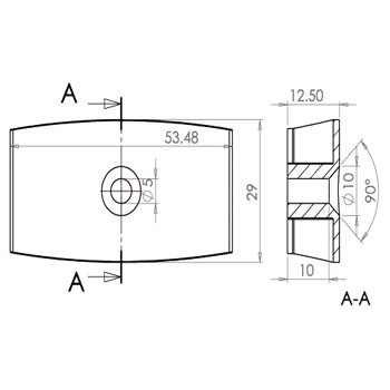 cosmetic stainless steel covers C20106-SP50CG