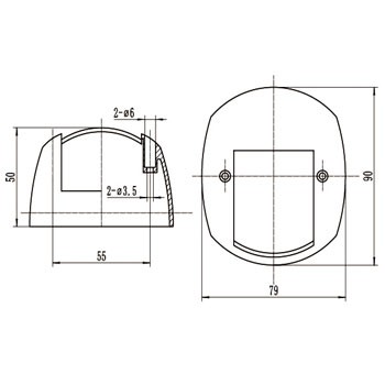 cruise lamp cover1140701-C01/1140702-C01