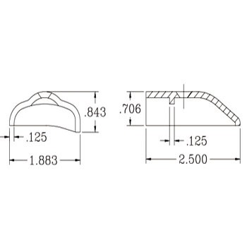 cosmetic stainless steel covers FEC-5007L